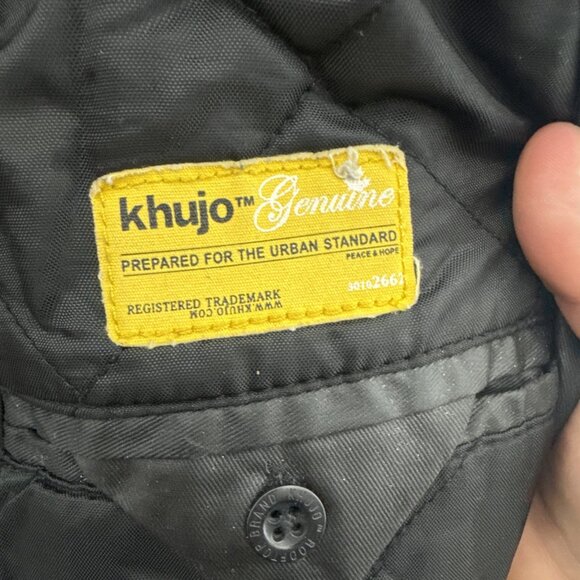 Khujo Noah II XL Black Coated Cotton Jacket Urban Military Utility Parka - Picture 12 of 14